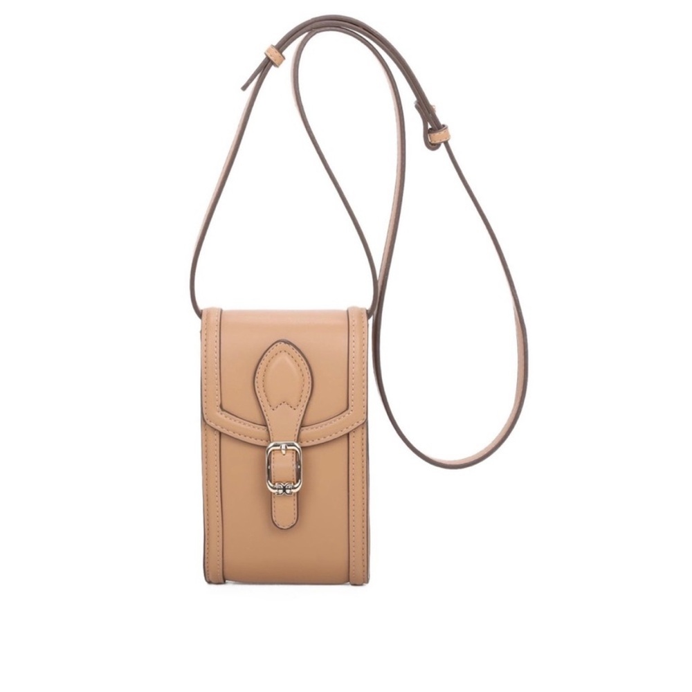 SAM EDELMAN Greta Phone Crossbody in Saddle